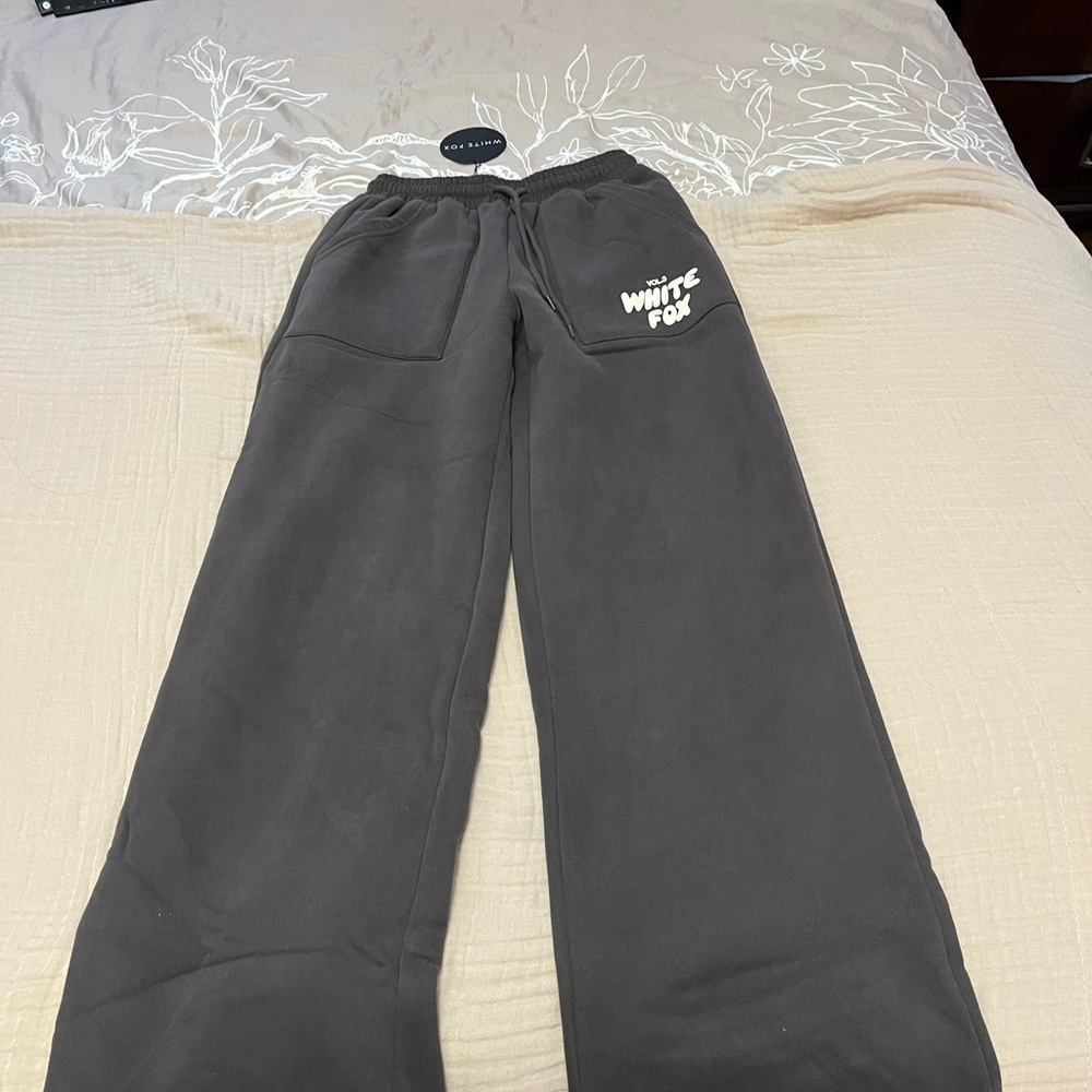 White Fox Boutique Shadow Track Pants